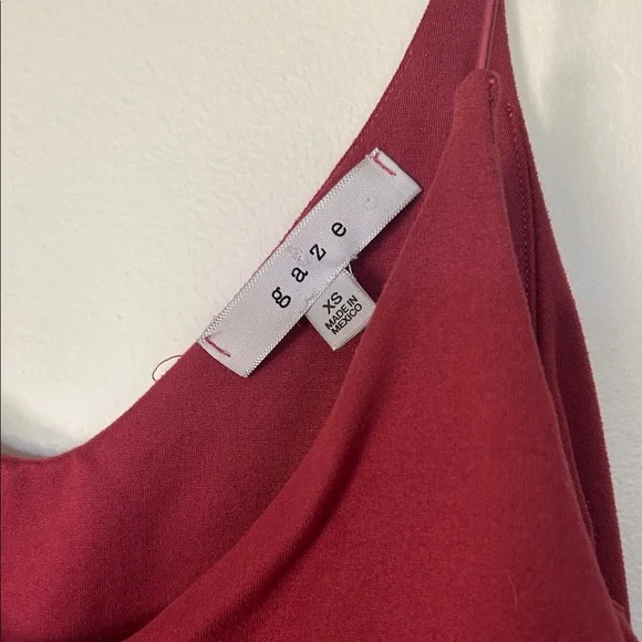 Gaze Burgundy Women's Bodysuit - Picture 2 of 2